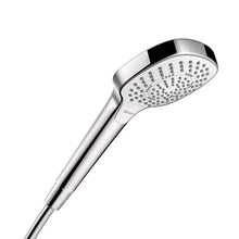 Load image into Gallery viewer, Hansgrohe 04723400 Croma Select E 110 3-jet Handshower, 1.8 Gpm in Chrome/White
