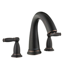 Load image into Gallery viewer, Hansgrohe 06120920 Swing C 3-Hole Roman Tub Set Trim with Lever Handle in Rubbed Bronze
