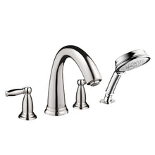 Load image into Gallery viewer, Hansgrohe 06123000 Swing C 4-Hole Roman Tub Set Trim with Lever Handle in Chrome
