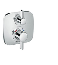 Load image into Gallery viewer, Hansgrohe 15707001 Soft Cube Thermostatic Trim with Volume Control in Chrome
