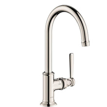 Load image into Gallery viewer, Axor 16518831 Montreux 1.2 GPM Single Hole High-Arch Bathroom Faucet in Polished Nickel
