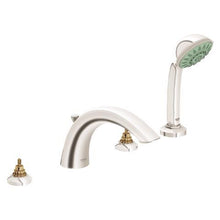 Load image into Gallery viewer, Grohe 25072 Arden Four-Hole Roman Bathtub Faucet with Handshower.
