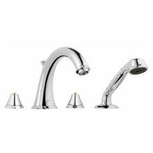 Load image into Gallery viewer, Grohe 25073 Kensington Four-Hole Roman Bathtub Faucet with Handshower.
