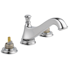 Load image into Gallery viewer, Delta 3595LF-MPU-LHP Cassidy Two Handle Widespread Lavatory Faucet - Low Arc Spout - Less Handles
