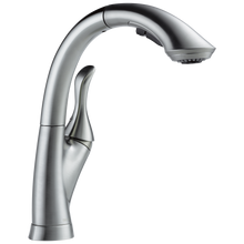 Load image into Gallery viewer, Delta 4153-DST Linden Single Handle Pull-out Kitchen Faucet
