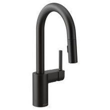 Load image into Gallery viewer, Moen 5965 Align Single Handle Pulldown Bar Faucet in Matte Black

