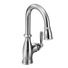 Load image into Gallery viewer, Moen 5985 Brantford One Handle High Arc Pulldown Bar Faucet in Chrome

