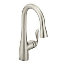 Load image into Gallery viewer, Moen 5995 Arbor One Handle Pulldown Bar Faucet in Spot Resist Stainless
