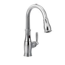 Load image into Gallery viewer, Moen 7185E Brantford One Handle High Arc Pulldown Kitchen Faucet in Chrome
