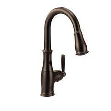 Load image into Gallery viewer, Moen 7185E Brantford One Handle High Arc Pulldown Kitchen Faucet in Oil Rubbed Bronze
