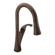 Load image into Gallery viewer, Moen 9124 Notch One Handle High Arc Pulldown Kitchen Faucet in Oil Rubbed Bronze
