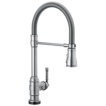 Load image into Gallery viewer, Delta Delta Broderick™: Single Handle Pull-Down Kitchen Faucet Spring Spout with Touch2O Technology
