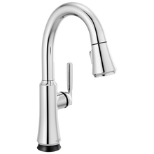 Load image into Gallery viewer, Delta Delta Coranto™: Single Handle Pull Down Bar/Prep Faucet with Touch&lt;sub&gt;2&lt;/sub&gt;O Technology

