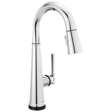 Load image into Gallery viewer, Delta Delta Emmeline™: Single Handle Pull Down Bar/Prep Faucet with Touch2O Technology

