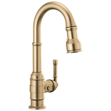 Load image into Gallery viewer, Delta Delta Broderick™: Single Handle Pull-Down Bar/Prep Faucet
