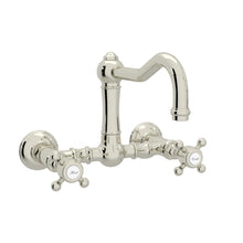 Load image into Gallery viewer, ROHL A1456 Acqui® Wall Mount Bridge Kitchen Faucet With Column Spout
