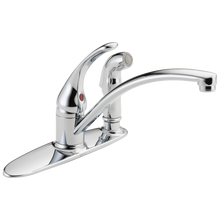 Load image into Gallery viewer, Delta B3310LF Foundations Single Handle Kitchen Faucet with Integral Spray
