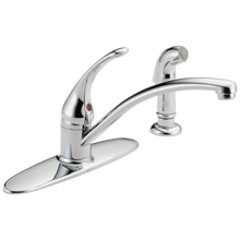 Load image into Gallery viewer, Delta B4410LF Foundations Single Handle Kitchen Faucet with Spray

