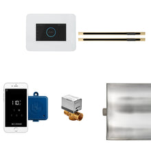 Load image into Gallery viewer, Mr. Steam I3BTLRLXWH-PB iButler® Max Polished Brass Linear in White
