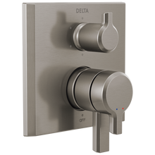 Load image into Gallery viewer, Delta T27999 Pivotal 2-Handle Monitor 17 Series Valve Trim with 6-Setting Diverter
