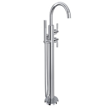 Load image into Gallery viewer, Perrin &amp; Rowe U.3990 Holborn Single Hole Floor Mount Tub Filler Trim with C-Spout
