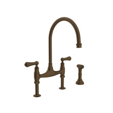 Load image into Gallery viewer, Perrin &amp; Rowe U.4719 Georgian Era Bridge Kitchen Faucet With Side Spray
