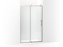 Load image into Gallery viewer, Rely 77&quot; H sliding shower door with 3/8&quot;-thick glass
