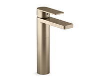 Load image into Gallery viewer, KOHLER K-23475-4N Parallel Tall single-handle bathroom sink faucet, 0.5 gpm
