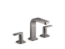 Load image into Gallery viewer, Parallel Widespread bathroom sink faucet, 0.5 gpm
