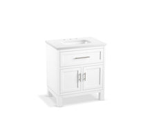 Load image into Gallery viewer, Quo 30&quot; bathroom vanity cabinet with sink and quartz top
