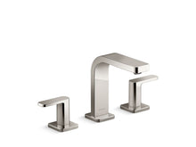 Load image into Gallery viewer, Parallel Widespread bathroom sink faucet, 1.0 gpm
