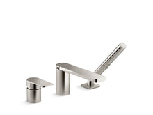 Load image into Gallery viewer, Parallel Deck-mount bath faucet with handshower
