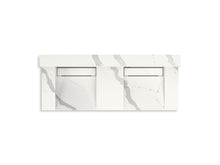 Load image into Gallery viewer, Constellation 60&quot; wall-mount basin lavatory system with backsplash

