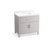 Load image into Gallery viewer, Kresla 36&quot; bathroom vanity cabinet with sink and quartz top
