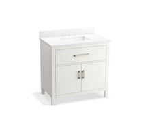 Load image into Gallery viewer, Kresla 36&quot; bathroom vanity cabinet with sink and quartz top
