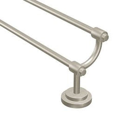 Load image into Gallery viewer, Moen DN0722 Brushed nickel 24&quot; double towel bar
