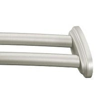 Load image into Gallery viewer, Moen DN2141 Brushed nickel adjustable curved shower rod
