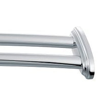 Load image into Gallery viewer, Moen DN2141 Chrome adjustable curved shower rod
