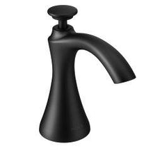 Load image into Gallery viewer, Moen S3946 Transitional Soap Dispenser in Black

