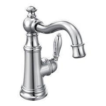 Load image into Gallery viewer, Moen S42107 Weymouth One Handle High Arc Bathroom Faucet in Chrome
