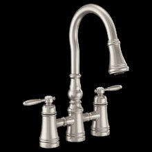 Load image into Gallery viewer, Moen S73204 Two-Handle Pulldown Kitchen Faucet
