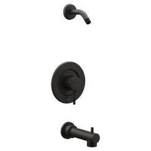 Load image into Gallery viewer, Moen T2193NH Align Posi-Temp Tub/Shower in Matte Black
