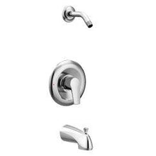 Load image into Gallery viewer, Moen T2803NH Method Single Handle Pressure Balance Tub and Shower Faucet Trim without Showerhead in Chrome
