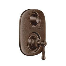Load image into Gallery viewer, Moen T4111 Kingsley Double Handle Moentrol Pressure Balanced with Volume Control and Integrated Diverter Valve Trim in Oil Rubbed Bronze
