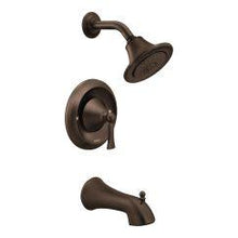 Load image into Gallery viewer, Moen T4503EP Wynford Single Handle 1-Spray Tub and Shower Faucet Trim Kit in Oil Rubbed Bronze
