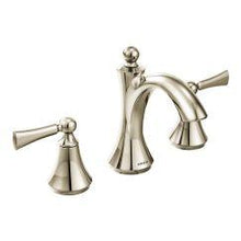 Load image into Gallery viewer, Moen T4520 Wynford 8&quot; Widespread Two Handle High-Arc Bathroom Faucet in Polished Nickel
