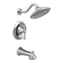 Load image into Gallery viewer, Moen T5503 Wynford Single Handle 1-Spray Moentrol Tub and Shower Faucet Trim Kit in Chrome
