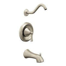 Load image into Gallery viewer, Moen T5503NH Wynford Moentrol One Handle Tub and Shower Faucet Trim Kit in Brushed Nickel
