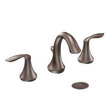 Load image into Gallery viewer, Moen T6420 Eva 8&quot; Widespread Two Handle Bathroom Faucet Trim Kit with Valve in Oil Rubbed Bronze
