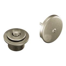 Load image into Gallery viewer, Moen T90331 Push-n-lock Tub Drain Kit with 1 - 1/2&quot; Threads in Brushed Nickel
